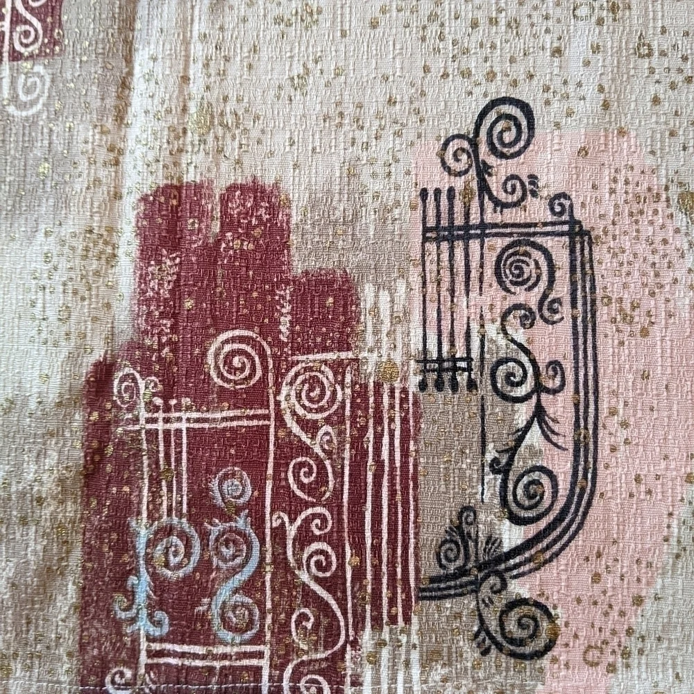 PAIR of Vintage 1950s Bark Cloth Curtains